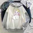 thumbnail image 2 of Cathalem Womens Fall Fashion Hoodies Pullover Sweaters Fall Outfits 2024 Winter Clothes,Gray M, 2 of 3