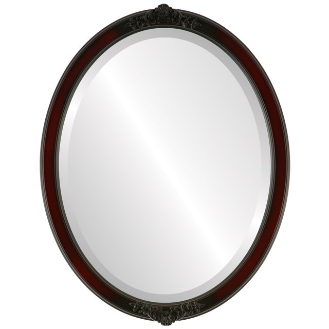 Athena Framed Mirror - Rosewood