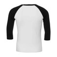 thumbnail image 2 of Bella + Canvas  Adult Triblend 3/4 Sleeve Baseball T-Shirt, 2 of 3
