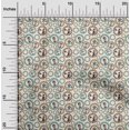thumbnail image 2 of oneOone Silk Tabby Off White Fabric Circus Sewing Craft Projects Fabric Prints By Yard 42 Inch Wide, 2 of 5