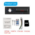 thumbnail image 1 of Car Radio Bluetooth Wireless Handsfree MP3 Multimedia Player AUX USB FM 12V Classic Stereo Audio Player Auto Car Electric ,Easy to Install, 1 of 6