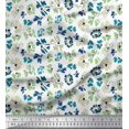 thumbnail image 1 of Soimoi Rayon Fabric Flower Artistic Decor Fabric Printed Yard 42 Inch Wide, 1 of 3