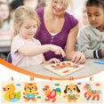 thumbnail image 3 of C Toddlers Wood Shape Puzzle Toy With Animal Designs For Learning And Concentration, 3 of 3