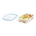thumbnail image 1 of Starfrit LocknLock Easy Match Plastic Food Storage Container, Capacity of 41 oz / 1.2 L, Rectangular, with Lid, 1 of 11
