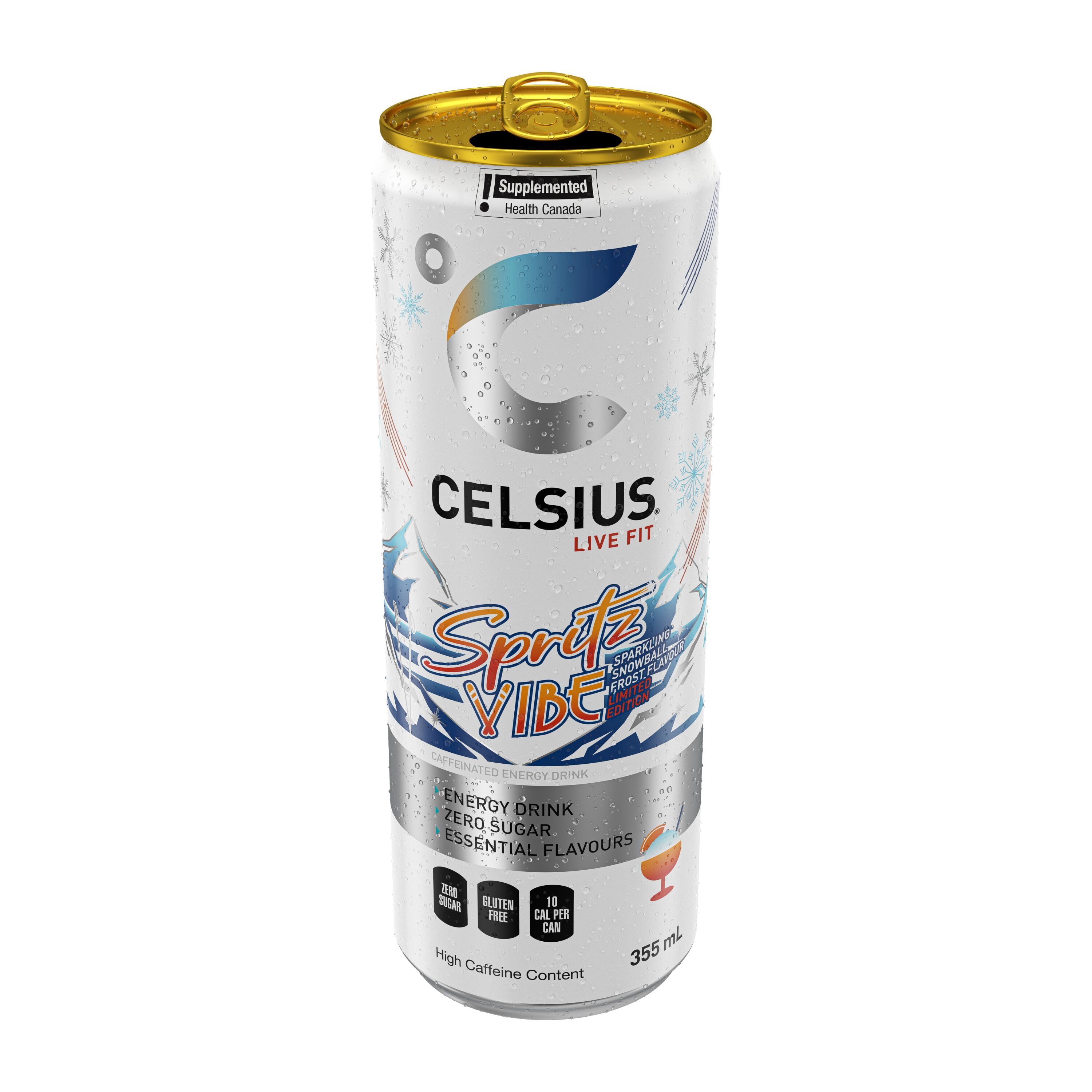 Celsius Spritz Vibe Energy drink 355 ml Can