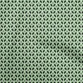 thumbnail image 1 of oneOone Georgette Viscose Lime Green Fabric Geometrical Sewing Craft Projects Fabric Prints By Yard 42 Inch Wide, 1 of 4