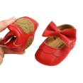 thumbnail image 3 of Baby Girls Princess Shoes Bowknot Anti-Slip Rubber Sole First Walkers, 3 of 5