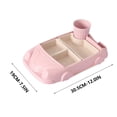 thumbnail image 2 of Fiber Car Food Tray Division Cute Split Design Set Bowl Tableware, 2 of 4