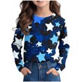 thumbnail image 1 of Posijego T-Shirts Graphiques à Manches Longues pour Tout-Petits Garçons Filles, Mignons, Col Ras du Cou, T-Shirts Basiques, Hauts, Chandail de Printemps pour Enfants, 1 of 6