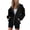 Black, variant on Pisexur Women's Zip Up Hoodies Casual Lightweight Loose Thin Top Long Sleeve Hooded Sweatshirts Fall Track Jacket with Pocket