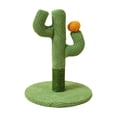 thumbnail image 1 of Birdeem Cats Scratching Post Cactus Cats Scratcher with Nature Sisal Rope for Indoor Adults Cats and Kittens Against Carpet Scratch Post, 1 of 7