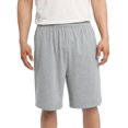 thumbnail image 2 of Sport-Tek Short en Jersey avec Poches. St310 2TG Bleu Marine, 2 of 5