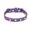 Purple, variant on Breakaway PU Leather Cat Collar Star Moon Rivet Adjustable Pet Neck Strap with Bell