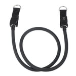 Uxcell Resistance Tube Bands, 50 lbs Stackable Single Resistance Band Exercise Band Stretch Band for Working Out Man Home, Black