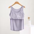thumbnail image 4 of Yuyuzo Débardeurs de Pyjama pour Femmes Été Sans Manches Col Rond T-Shirts Basiques Amples Confortables, 4 of 7