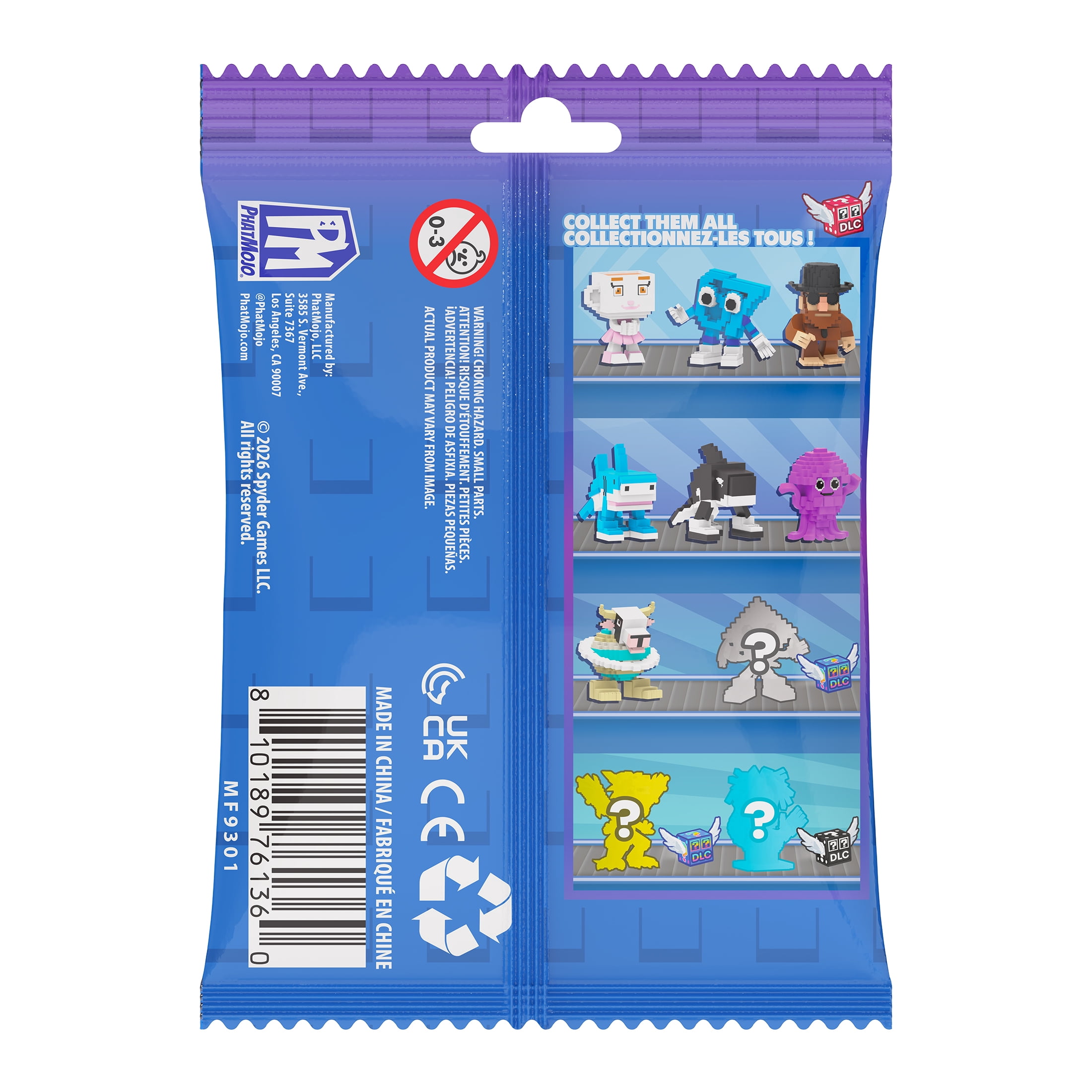 Steal A Brainrot - Mini-figurines en sachet surprise - Comprend des codes DLC utilisables sur Roblox - Figurines de collection mystères sous licence officielle par PhatMojo