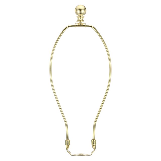 Uxcell Kit de Harpe pour Lampe de 11,02 Pouces avec Support d'Abat-jour à Embout Ton Or, 1 Ensemble