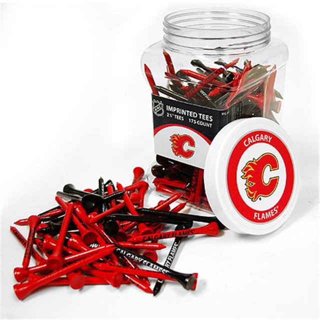 Team Golf 13351 Calgary Flames 175 Tee Jar