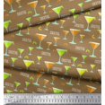 thumbnail image 3 of Soimoi Satin Silk Fabric Cocktail Summer Designs Print Sewing Fabric Yard 42 Inch Wide, 3 of 3
