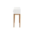 thumbnail image 4 of Baxton Studio Odile Console en Bois de Bayur Naturel Deux Tons Brun et Blanc avec 1 Tiroir, 4 of 5