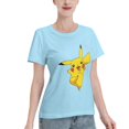 thumbnail image 2 of T-Shirt Basique à Manches Courtes pour Femmes Pikachu, 2 of 6