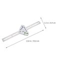 thumbnail image 2 of Règle d'Angle Multifonctionnelle Combinaison Carrée pour Machinistes et Menuisiers, 2 of 9