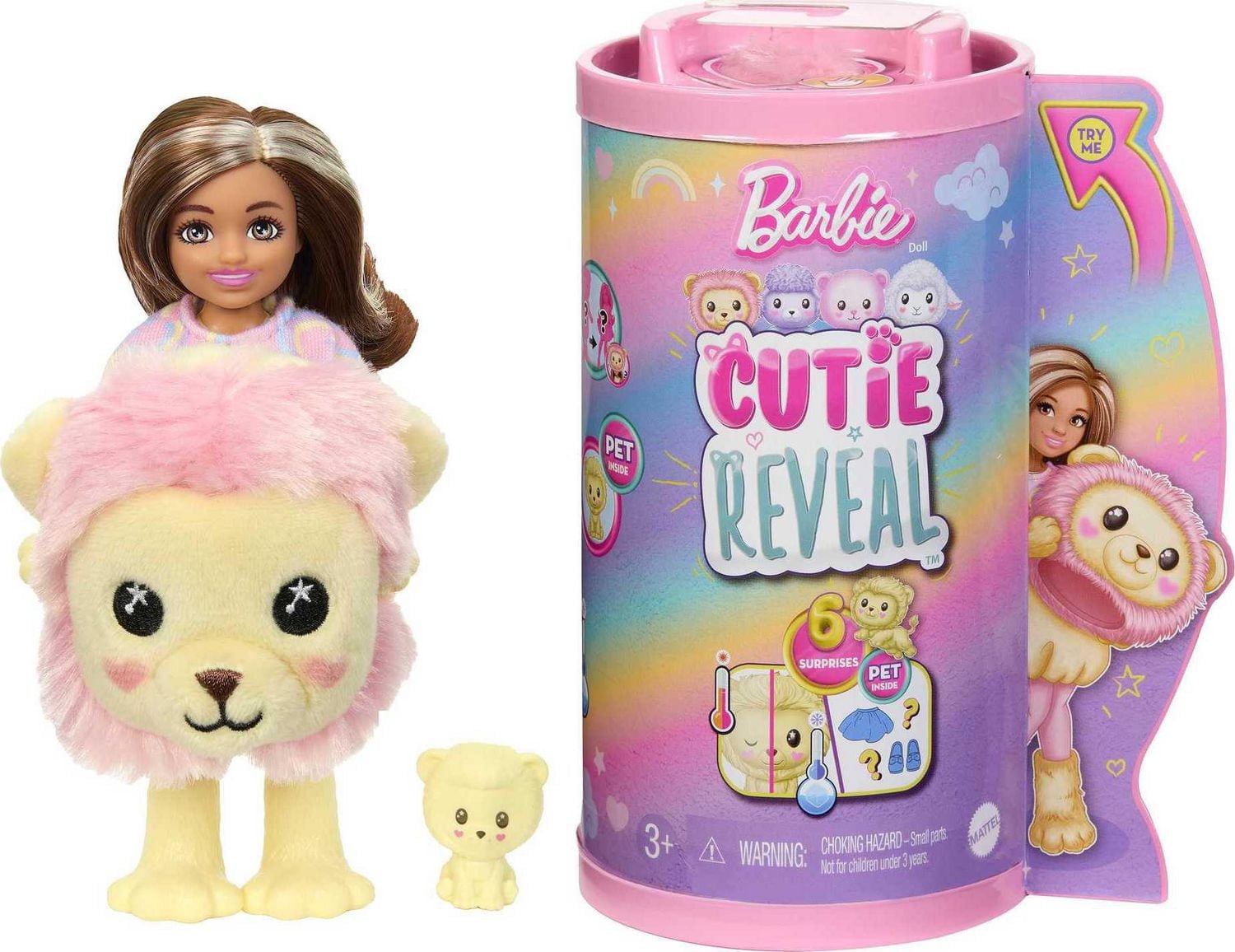 Barbie-Cutie Reveal T-Shirt Confort-Poupée Chelsea et accessoires