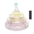 thumbnail image 2 of Cat Toy Roller Kitten Toys,4  Turntable Kitty Toys Roller Boredom Interesting Interactive Cat Toy Physical Exercise Puzzle Kitten Toy With Spring Star For Kitten Supplies, 2 of 8