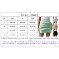 thumbnail image 2 of WILLBEST Jeans pour Femmes, Jupe-Short Asymétrique Froncée, Shorts Décontractés Taille Haute, 2 of 5