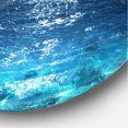 thumbnail image 3 of Designart - Romantic Moon Over Deep Blue Sea I - Nautical & Coastal Metal Circle Wall Art, 3 of 5