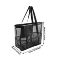thumbnail image 2 of Large Capacity Travel Beach Bag for Outdoor Use - Foldable Sandproof Tote with Mesh Top and Inner Layer for Beach Picnics and Camping, 2 of 7