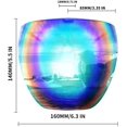 thumbnail image 3 of FEISEDY Visière Intégrale pour le Visage Lunettes de Protection Écran Miroir Lunettes de Soleil Anti-Buée B2781, 3 of 5