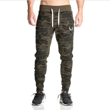 Men Casual Camouflage Pants Autumn Male Sportswear Jogging Casual Camouflage Trousers - M