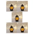 thumbnail image 2 of QualitChoice Pumpkin Skull LED Pony Lantern Halloween Decoration Prop Creative Holiday Bar Party Light LED Oil Lamp Prop Dropshipping No.03 5Set, 2 of 6