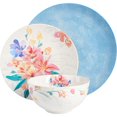 thumbnail image 1 of Tia Mowry 12 Piece Fine Ceramic Dinnerware Set, Blue, 1 of 6