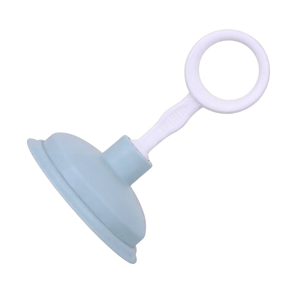Jierger Mini Hand Sink Plunger, 4.13x6.5 Inch Small Force Pump Unclogger, Clog Remover for Bathroom Kitchen Sink Shower, Blue Efficient Drain Helper, Compact Tool