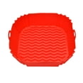 thumbnail image 3 of WIFKLSIIPG Square Air Fryer Silicone Baking Tray Square Air Fryer Silicone Multi Color Durable, 3 of 8
