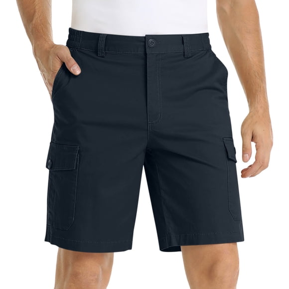Navy Loose Fit for Man Summer Fall Wild Cargo Track Athletic Lounge Jogger Straight Leg Elastic Waist Basic Long Leg Pants Shorts Sweatpants Mens 2025 XL