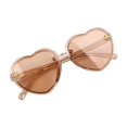 thumbnail image 1 of Lunettes de Soleil Cœur Adorables Transparentes pour Enfants champagne, 1 of 8