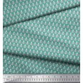 thumbnail image 2 of Soimoi Rayon Fabric Floral Block Print Sewing Fabric Yard 56 Inch Wide, 2 of 3