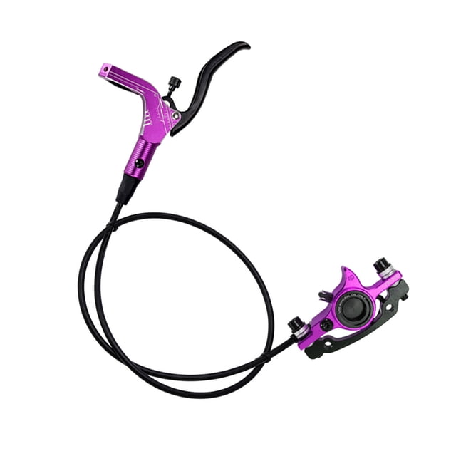 Bike Hydraulic Brake Set Wheel Stopping Parts Bicycles Accessories Universal Bicycle Accessory Disc Braking Kit Replacement Purple Front Left Brake