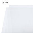 thumbnail image 3 of Unique Bargains Flower Wrapping Fog Paper 22.8x22.8 Inch Waterproof Floral Wrapping Paper Clear White 20 Pcs, 3 of 7