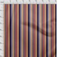 thumbnail image 4 of oneOone Georgette Viscose Navy Blue Fabric Stripes Sewing Craft Projects Fabric Prints By Yard 42 Inch Wide-KB, 4 of 4
