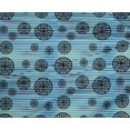 thumbnail image 5 of oneOone Polyester Lycra Teal Blue Fabric Abstracts Craft Projects Decor Fabric Printed By The Yard 56 Inch Wide, 5 of 5