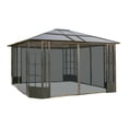 thumbnail image 1 of Sojag Savino 12 x 14 x 9 ft Black Gazebo, 1 of 7