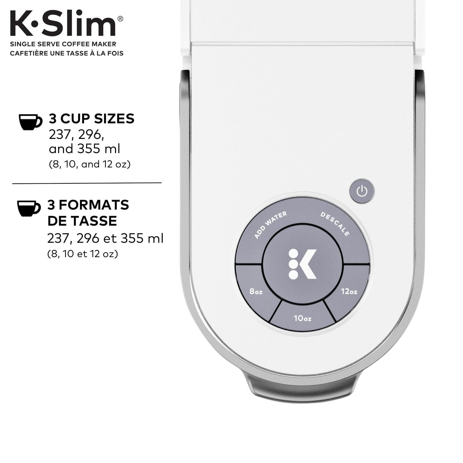 Cafetière une tasse à la fois Keurig K-Slim
