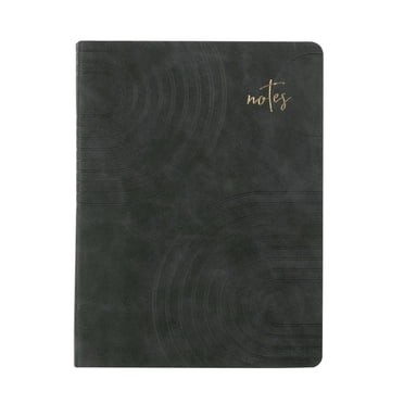 Pen+Gear Blue Suede Journal, 6 in x 8 in, 192 Lined Sheets, Ribbon Page Marker