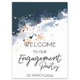 thumbnail image 1 of Darling Souvenir MADE WITH LOVE CustomWelcomeSignTextureWelcomeTo Our Engagement Poster For Easel Party Collection- 18x 12, 1 of 5