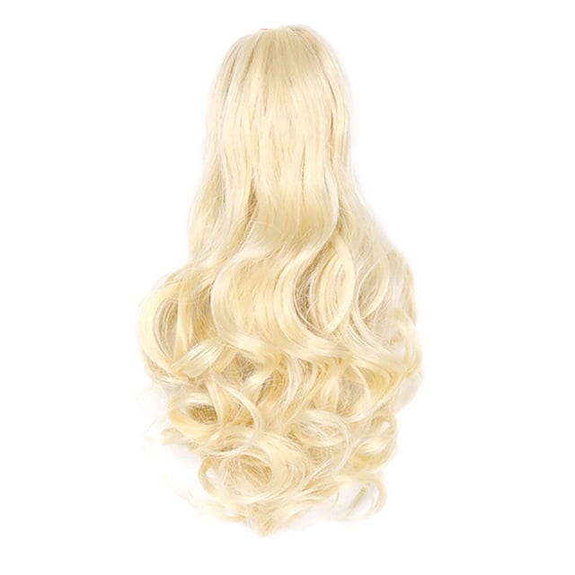 Short Big Wave Wig Ponytail Women's High Ponytail Short Curly Hair