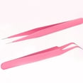 thumbnail image 4 of Lubelski Curved Straight Stainless Steel Tweezers False Eyelash Rhinestone Nipper Picker, 4 of 6